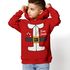 Kinder Hoodie Weihnachtspullover Team Santa Claus Weihnachtsmann Design Jungen Mädchen Weihnachtsoutfit Kinder Moonworks®preview