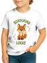 Kinder Jungen T-Shirt Aufschrift Schulkind mit Name personalisiert Motivshirt Löwe Fuchs Geschenkidee Einschulung 2025 SpecialMe®preview