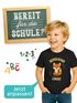 Kinder Jungen T-Shirt Aufschrift Schulkind mit Name personalisiert Motivshirt Löwe Fuchs Geschenkidee Einschulung 2025 SpecialMe®preview