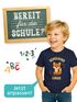 Kinder Jungen T-Shirt Aufschrift Schulkind mit Name personalisiert Motivshirt Löwe Fuchs Geschenkidee Einschulung 2025 SpecialMe®preview