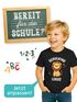 Kinder Jungen T-Shirt Aufschrift Schulkind mit Name personalisiert Motivshirt Löwe Fuchs Geschenkidee Einschulung 2025 SpecialMe®preview