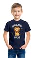 Kinder Jungen T-Shirt Aufschrift Schulkind mit Name personalisiert Motivshirt Löwe Fuchs Geschenkidee Einschulung 2025 SpecialMe®preview