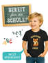 Kinder Jungen T-Shirt Aufschrift Schulkind mit Name personalisiert Motivshirt Löwe Fuchs Geschenkidee Einschulung 2026 SpecialMe®preview