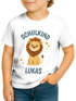 Kinder Jungen T-Shirt Aufschrift Schulkind mit Name personalisiert Motivshirt Löwe Fuchs Geschenkidee Einschulung 2026 SpecialMe®preview
