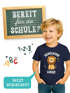 Kinder Jungen T-Shirt Aufschrift Schulkind mit Name personalisiert Motivshirt Löwe Fuchs Geschenkidee Einschulung 2026 SpecialMe®preview