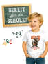Kinder Jungen T-Shirt Buchstaben ABCD Schulkind mit Einschulungsjahr personalisierbar | Geschenk für Dino-Fans zum Schulstart Moonworks®preview
