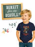 Kinder Jungen T-Shirt Buchstaben ABCD Schulkind mit Einschulungsjahr personalisierbar | Geschenk für Dino-Fans zum Schulstart Moonworks®preview