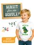 Kinder Jungen T-Shirt Einschulung 2025 Dino Spruch Ich bin erste Klasse Geschenkidee Schulkind Schulanfang Moonworks®preview
