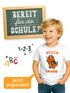 Kinder Jungen T-Shirt Einschulung 2025 Dino Spruch Ich bin erste Klasse Geschenkidee Schulkind Schulanfang Moonworks®preview