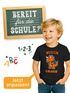 Kinder Jungen T-Shirt Einschulung 2025 Dino Spruch Ich bin erste Klasse Geschenkidee Schulkind Schulanfang Moonworks®preview