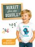 Kinder Jungen T-Shirt Einschulung 2025 Dino Spruch Ich bin erste Klasse Geschenkidee Schulkind Schulanfang Moonworks®preview