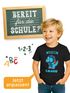 Kinder Jungen T-Shirt Einschulung 2025 Dino Spruch Ich bin erste Klasse Geschenkidee Schulkind Schulanfang Moonworks®preview