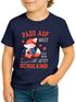 Kinder Jungen T-Shirt Einschulung 2025 Fuchs Spruch Pass auf ich bin jetzt Schulkind Geschenk Schulanfang SpecialMe®preview