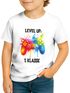 Kinder Jungen T-Shirt Einschulung 2025 Gamer Spruch Lustig Level Up 1. Klasse Geschenkidee Schulkind Schulanfang SpecialMe®preview