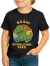 Kinder Jungen T-Shirt Einschulung 2025 mit Dino und Schuljahr personalisierbar Geschenk Schulanfang Dinosaurier Liebhaber Moonworks®preview