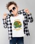 Kinder Jungen T-Shirt Einschulung 2025 mit Dino und Schuljahr personalisierbar Geschenk Schulanfang Dinosaurier Liebhaber Moonworks®preview