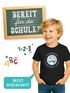 Kinder Jungen T-Shirt Einschulung 2025 mit Name Jahreszahl Smile Gesicht Icon personalisiert Schulkind Geschenkidee Erstklässler SpecialMe®preview