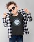 Kinder Jungen T-Shirt Einschulung 2025 mit Name Jahreszahl Smile Gesicht Icon personalisiert Schulkind Geschenkidee Erstklässler SpecialMe®preview