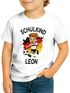 Kinder Jungen T-Shirt Einschulung 2025 mit Namen Fussball Design personalisierbar Schulanfang Geschenkidee Moonworks®preview