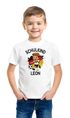 Kinder Jungen T-Shirt Einschulung 2025 mit Namen Fussball Design personalisierbar Schulanfang Geschenkidee Moonworks®preview