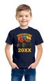 Kinder Jungen T-Shirt Einschulung 2025 mit Namen MOTIV personalisierbar Schulanfang 2025 Moonworks®preview