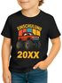Kinder Jungen T-Shirt Einschulung 2025 mit Namen MOTIV personalisierbar Schulanfang 2025 Moonworks®preview