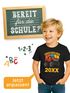 Kinder Jungen T-Shirt Einschulung 2025 mit Namen MOTIV personalisierbar Schulanfang 2025 Moonworks®preview