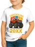 Kinder Jungen T-Shirt Einschulung 2025 mit Namen MOTIV personalisierbar Schulanfang 2025 Moonworks®preview