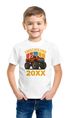 Kinder Jungen T-Shirt Einschulung 2025 mit Namen MOTIV personalisierbar Schulanfang 2025 Moonworks®preview