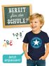 Kinder Jungen T-Shirt Einschulung 2025 mit Namen personalisierbar College-Style Schulkind erste Klasse Geschenkidee Schulanfang SpecialMe®preview