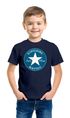 Kinder Jungen T-Shirt Einschulung 2025 mit Namen personalisierbar College-Style Schulkind erste Klasse Geschenkidee Schulanfang SpecialMe®preview