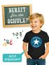 Kinder Jungen T-Shirt Einschulung 2025 mit Namen personalisierbar College-Style Schulkind erste Klasse Geschenkidee Schulanfang SpecialMe®preview