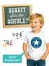 Kinder Jungen T-Shirt Einschulung 2025 mit Namen personalisierbar College-Style Schulkind erste Klasse Geschenkidee Schulanfang SpecialMe®preview