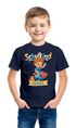 Kinder Jungen T-Shirt Einschulung 2025 mit Namen personalisierbar Fußball Dino Astronaut Geschenkidee Schulanfang SpecialMe®preview