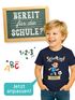 Kinder Jungen T-Shirt Einschulung 2025 mit Namen personalisierbar Fußball Dino Astronaut Geschenkidee Schulanfang SpecialMe®preview