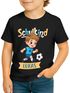 Kinder Jungen T-Shirt Einschulung 2025 mit Namen personalisierbar Fußball Dino Astronaut Geschenkidee Schulanfang SpecialMe®preview