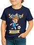 Kinder Jungen T-Shirt Einschulung 2025 mit Namen personalisierbar Fußball Dino Astronaut Geschenkidee Schulanfang SpecialMe®preview