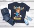 Kinder Jungen T-Shirt Einschulung 2025 mit Namen personalisierbar Fußball Dino Astronaut Geschenkidee Schulanfang SpecialMe®preview