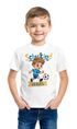 Kinder Jungen T-Shirt Einschulung 2025 mit Namen personalisierbar Fußball Dino Astronaut Geschenkidee Schulanfang SpecialMe®preview