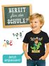 Kinder Jungen T-Shirt Einschulung 2025 mit Namen personalisierbar Fußball Dino Astronaut Geschenkidee Schulanfang SpecialMe®preview