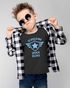 Kinder Jungen T-Shirt Einschulung 2025 mit Namen Retro Wappen Jahrezahl personalisierbar Geschenk Schulanfang Moonworks®preview