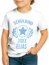 Kinder Jungen T-Shirt Einschulung 2025 mit Namen Retro Wappen Jahrezahl personalisierbar Geschenk Schulanfang Moonworks®preview