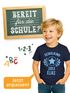 Kinder Jungen T-Shirt Einschulung 2025 mit Namen Retro Wappen Jahrezahl personalisierbar Geschenk Schulanfang Moonworks®preview