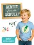 Kinder Jungen T-Shirt Einschulung 2025 mit Schultüte und Name personalisierbar Geschenk Schulanfang Outfit Erste Klasse SpecialMe®preview