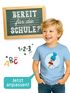 Kinder Jungen T-Shirt Einschulung 2025 mit Schultüte und Name personalisierbar Geschenk Schulanfang Outfit Erste Klasse SpecialMe®preview