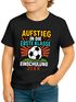 Kinder Jungen T-Shirt Einschulung 2025 mit Spruch Aufstieg in die erste Klasse  personalisierbar mit Jahreszahl Moonworks®preview