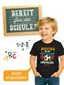 Kinder Jungen T-Shirt Einschulung 2025 mit Spruch Aufstieg in die erste Klasse  personalisierbar mit Jahreszahl Moonworks®preview