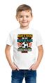Kinder Jungen T-Shirt Einschulung 2025 mit Spruch Aufstieg in die erste Klasse  personalisierbar mit Jahreszahl Moonworks®preview