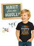 Kinder Jungen T-Shirt Einschulung 2025 mit Spruch Bereit für Abenteuer personalisierbar mit Jahreszahl Geschenk Schulbeginn Moonworks®preview