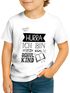Kinder Jungen T-Shirt Einschulung 2025 mit Spruch Hurra Ich bin ein Schulkind Geschenk zum Schulanfang SpecialMe®preview